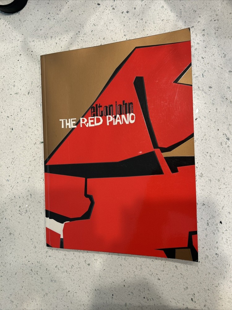 Elton John The Red Piano 2004 Caesars Palace Las Vegas Concert Program Book