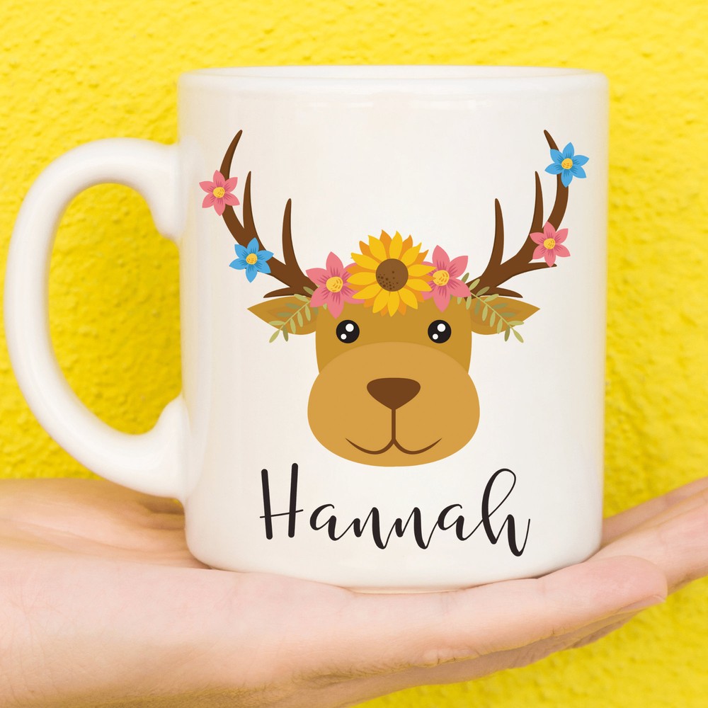 Deer Gifts Gifts For Deer Lovers Personalised Mugs Custom Mug Personalised Gift