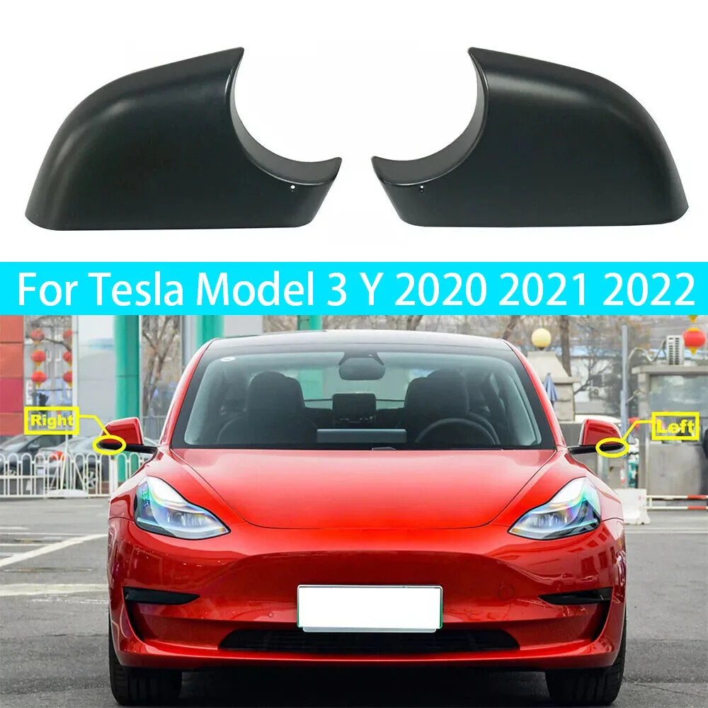 For Tesla Model 3 Y 2020-2022 Rearview Side Mirror Cover Lower Holder Wing Cap