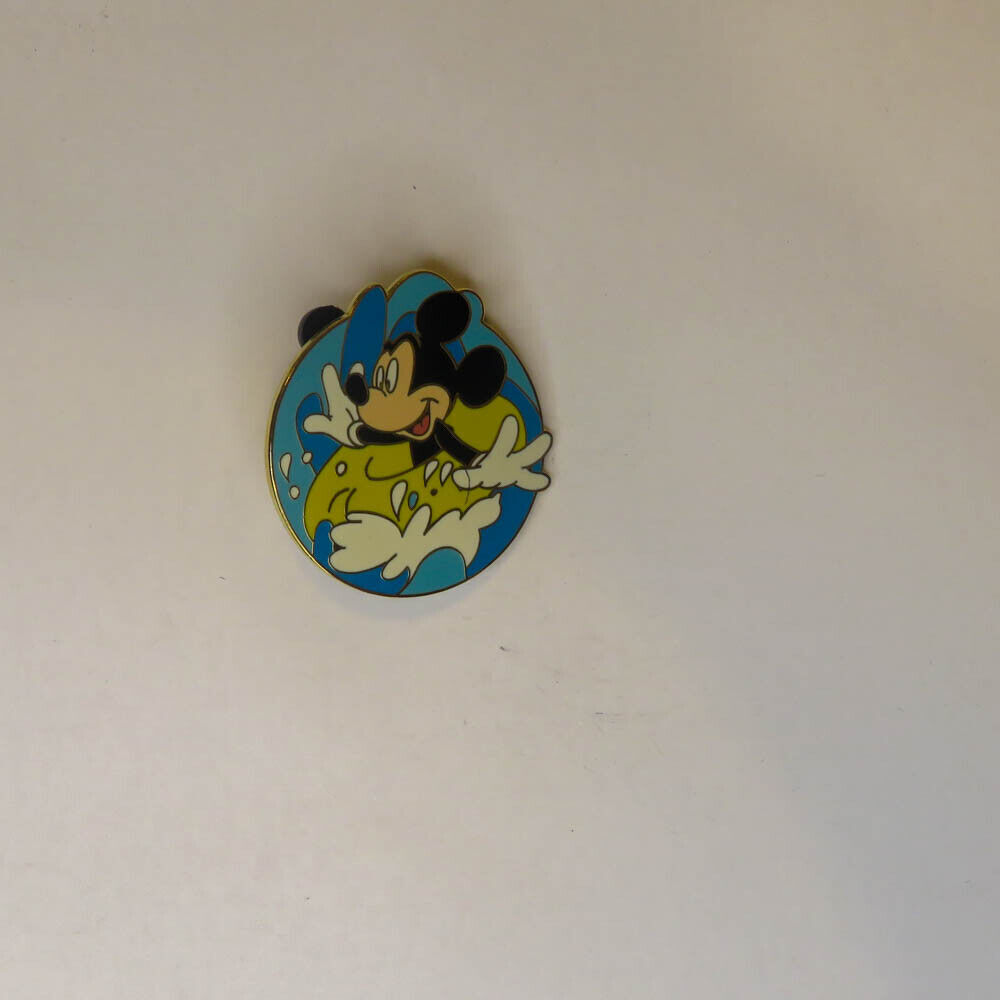 Disney World Mickey Mouse Inner Tube Cast Lanyard Pin for Trading