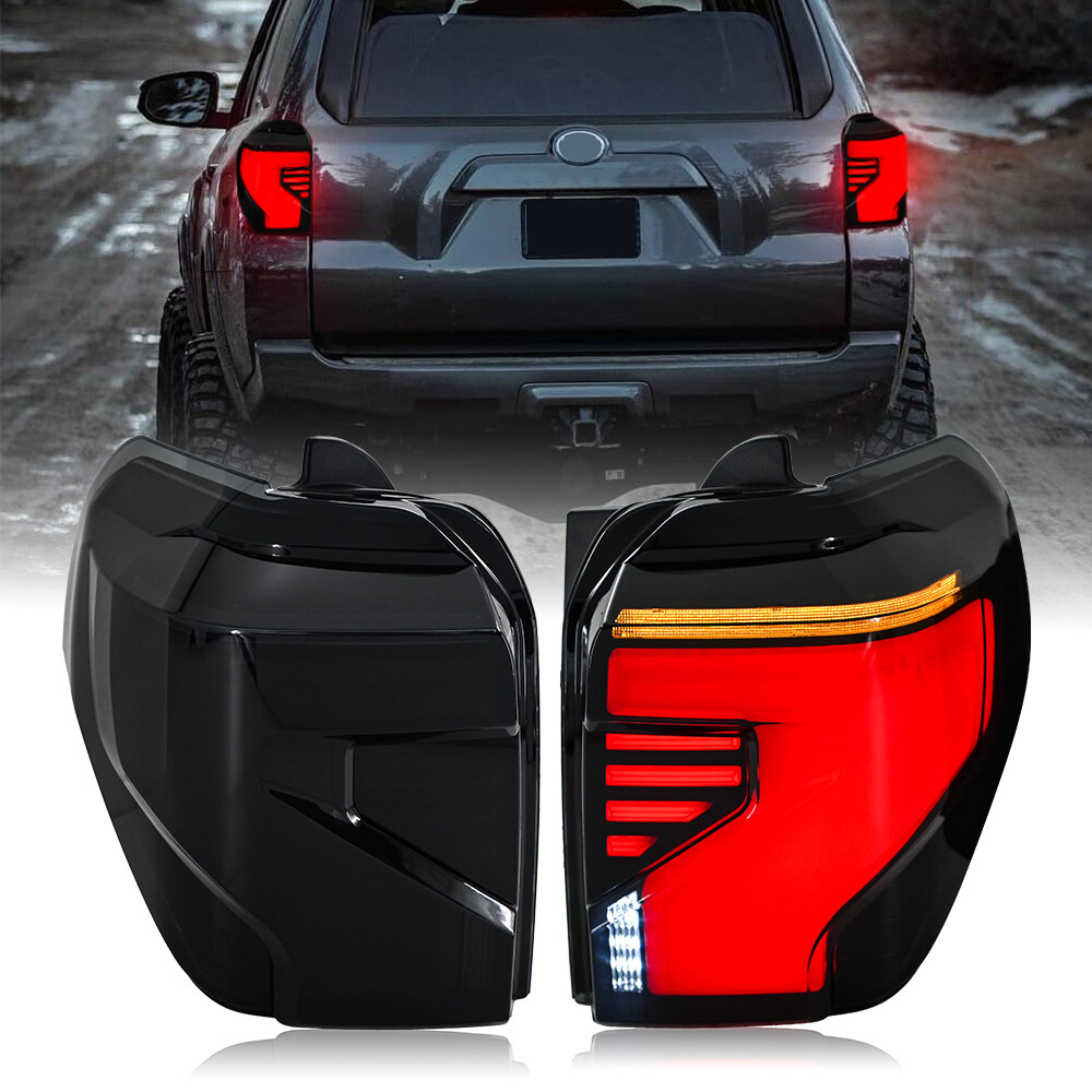 2010-2022 Toyota 4Runner LED Tail Light Sequential Smoke Rear Lamp Assembly