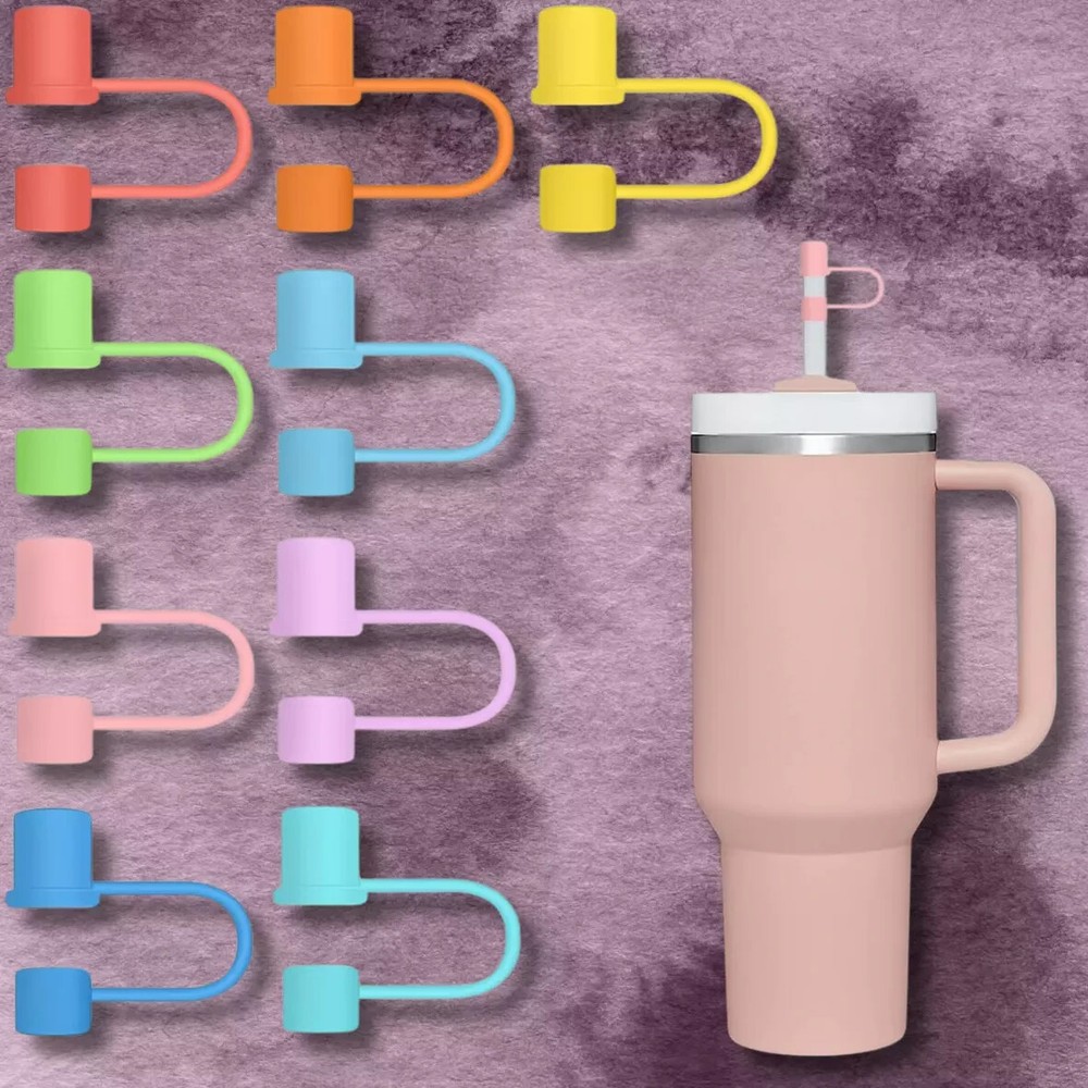 9-Pack Straw Covers Cap for Stanley Cup Stanley Straw Caps Compatible 40 oz Tips