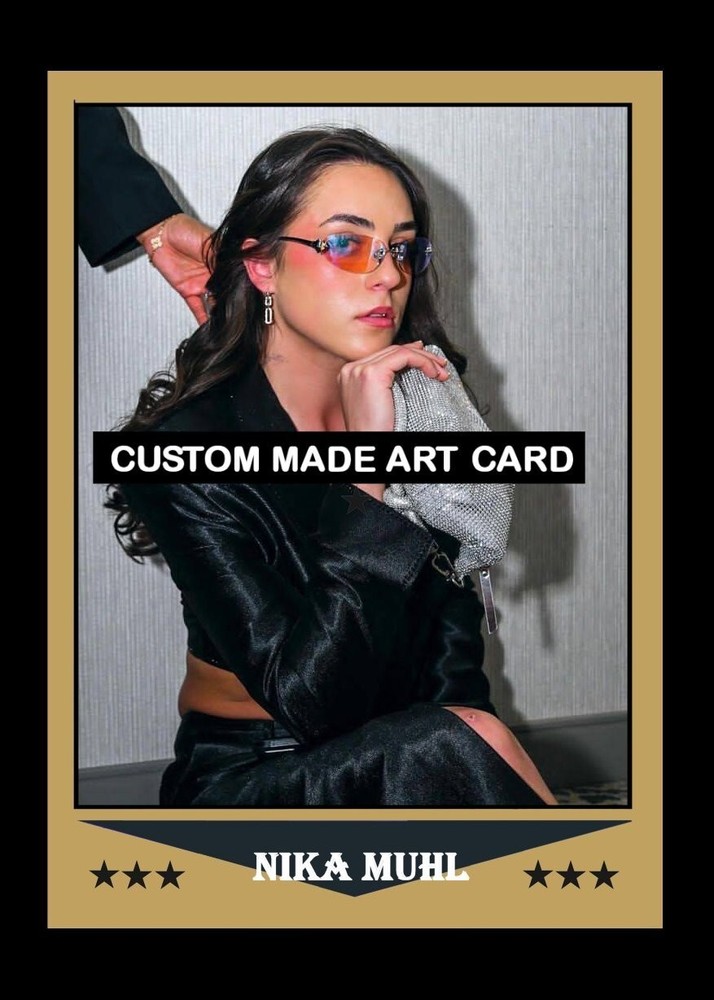 Nika Muhl Sexy Seattle Storm  Art Card Blank Back 2