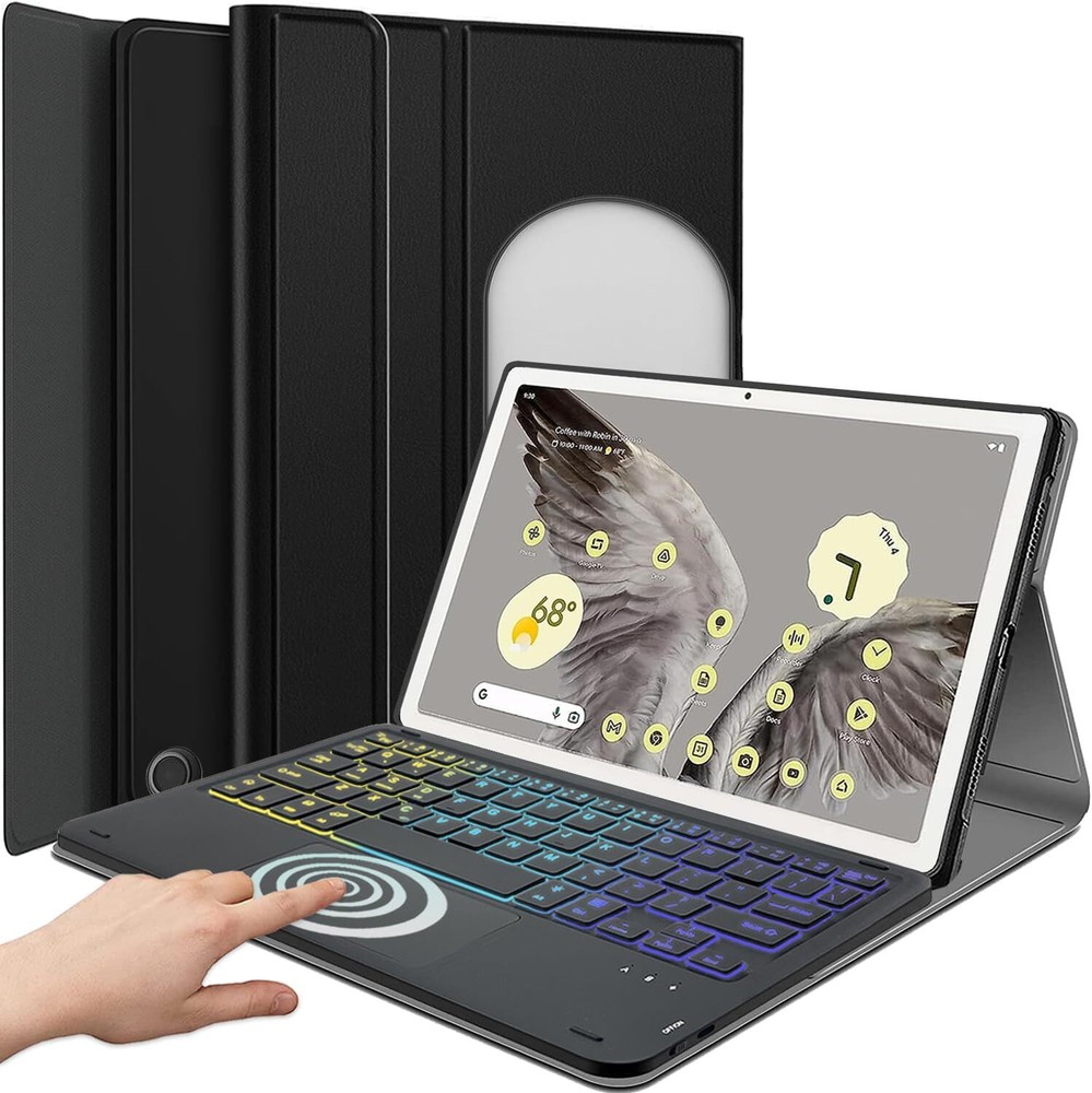 Backlit Touchpad Keyboard Case for Google Pixel Tablet 11 Inch 2023, DKAHOEE...