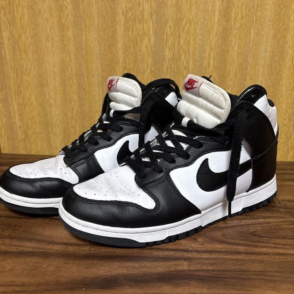 Nike Dunk High Panda Men Size 10 US Black White Sneakers with Box