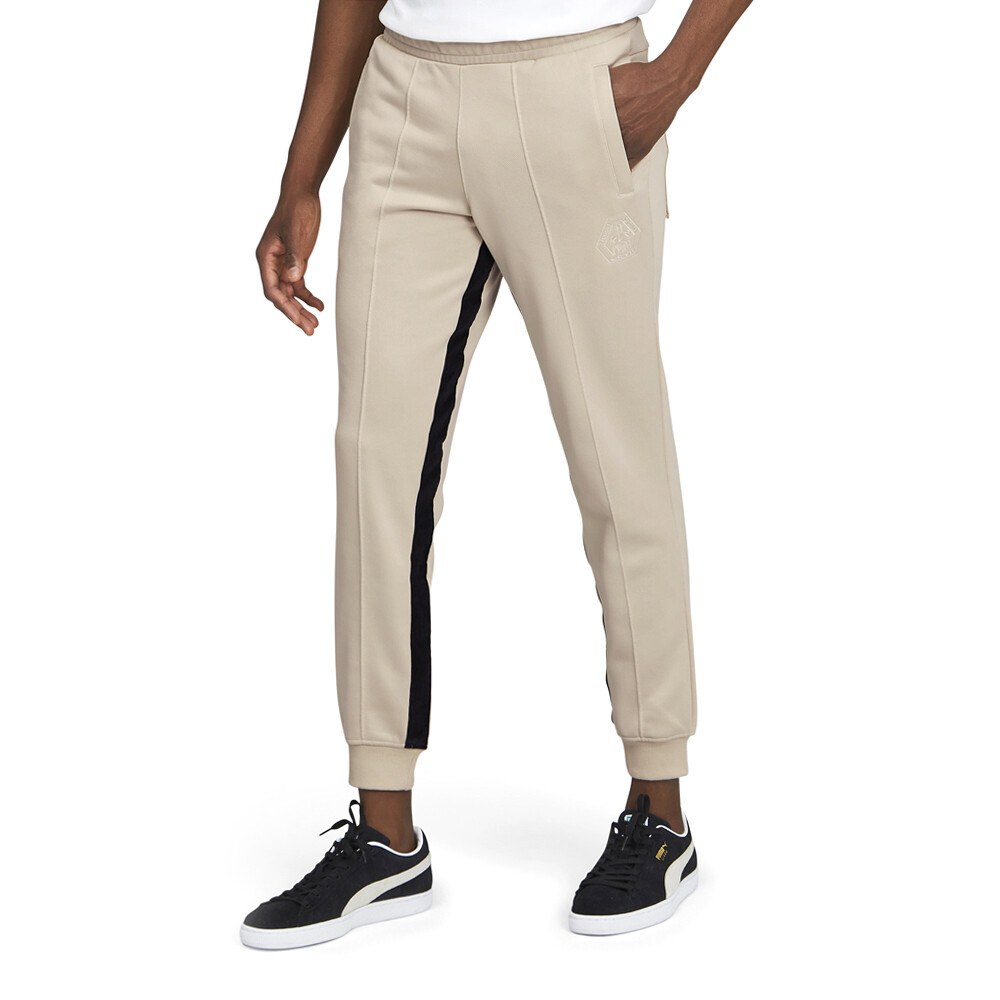 Puma X Rhuigi Mens Beige Track Pants Casual Athletic Bottoms 53257701