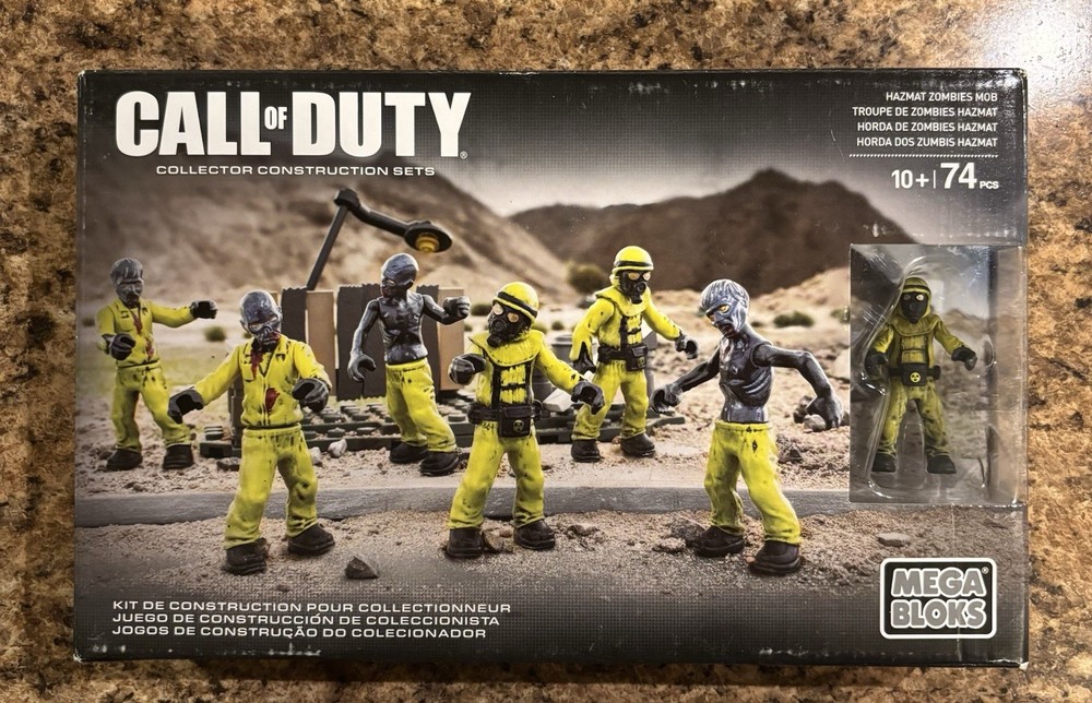 NEW 2015 Mega Blocks Call of Duty Hazmat Zombie Figure collectors set