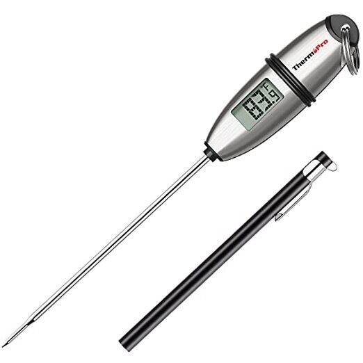 TP-02S Instant Read Meat Thermometer Digital Cooking Food Thermometer with 1