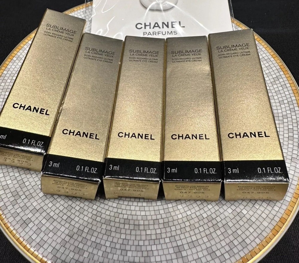 Chanel Sublimage Ultimate Rejuvenation Eye Cream & Camellia Bracelet