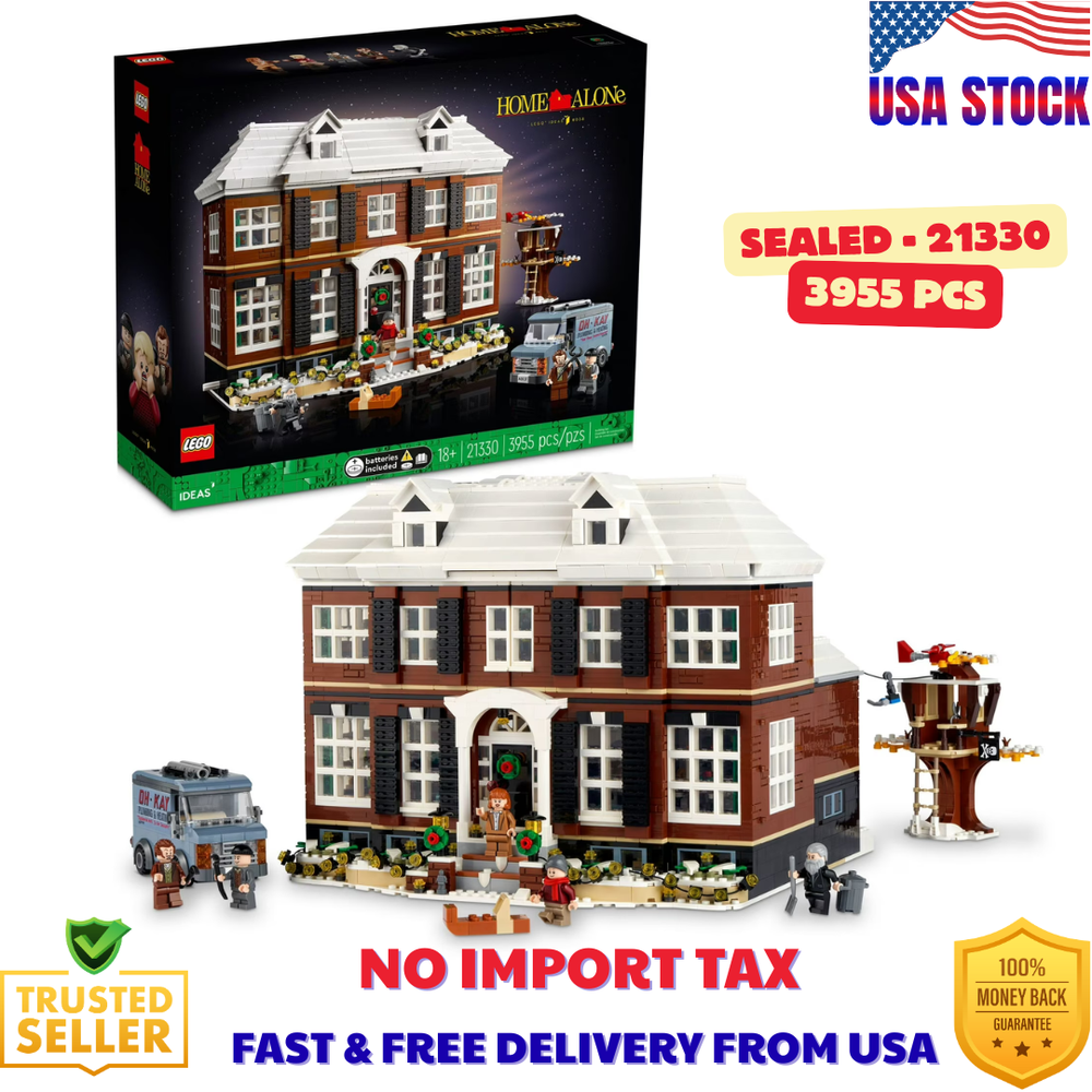 Ideas Home Alone 21330 Building Kit; Buildable Movie Memorabilia; Delightful Mil