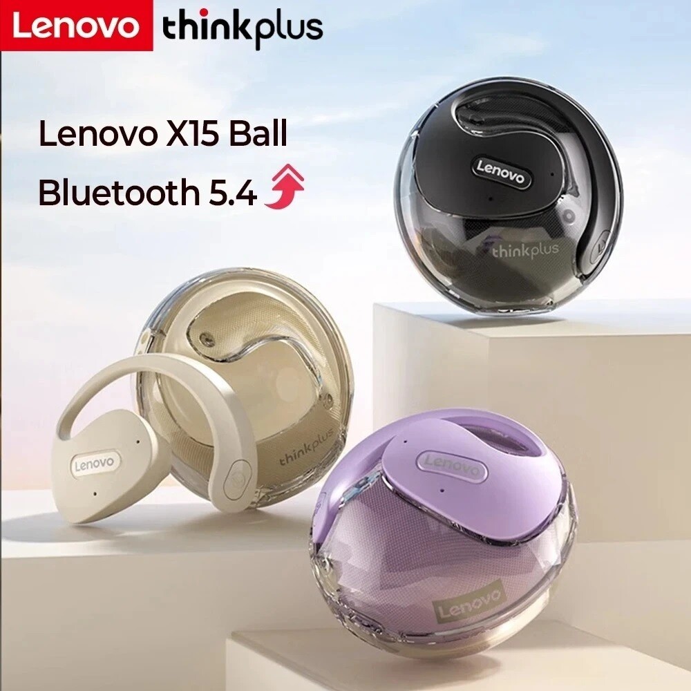 Lenovo X15 Pro Ball OWS Bluetooth 5.4 Sports Earbuds Open Ear Design