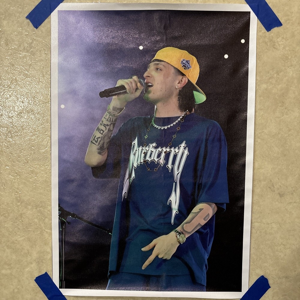 Peso Pluma - Rapper Rap Music ✅ Canvas Poster Print Wall Art Rap ✅ 12x18 inch