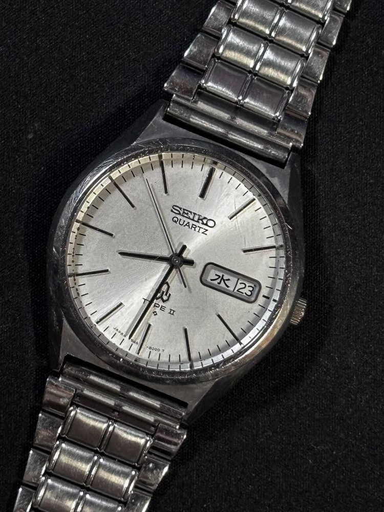 Seiko Quartzii Silver 2 Watch for Men and Women