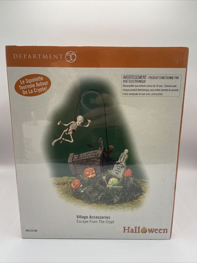 Department 56 Halloween Escape from The Crypt Village Accessories New Sealed