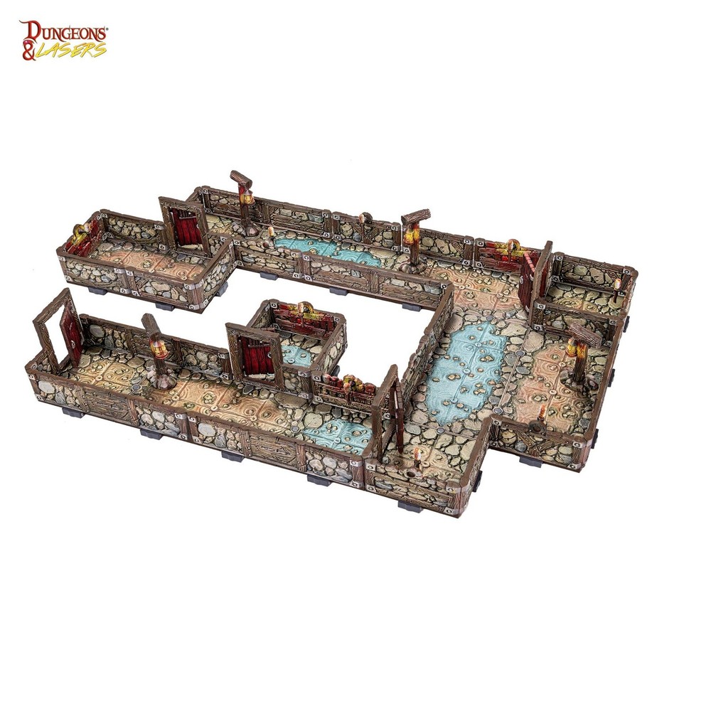 Dwarven Mine Terrain Set - Pre-Painted Dungeon Scenery for Tabletop Games