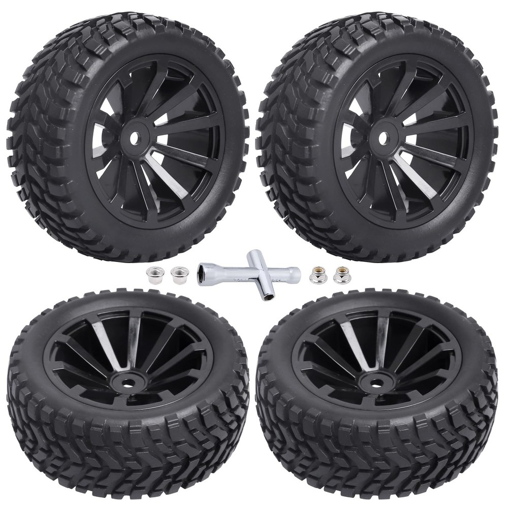 12mm Hex Wheels with Foam Inserts for 1/10 & 1/18 RC Touring Cars