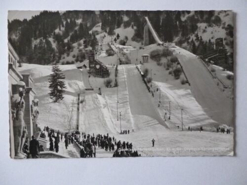 Postcard Garmisch Partenkirchen small Size Olympic Ski Jump (No.704)