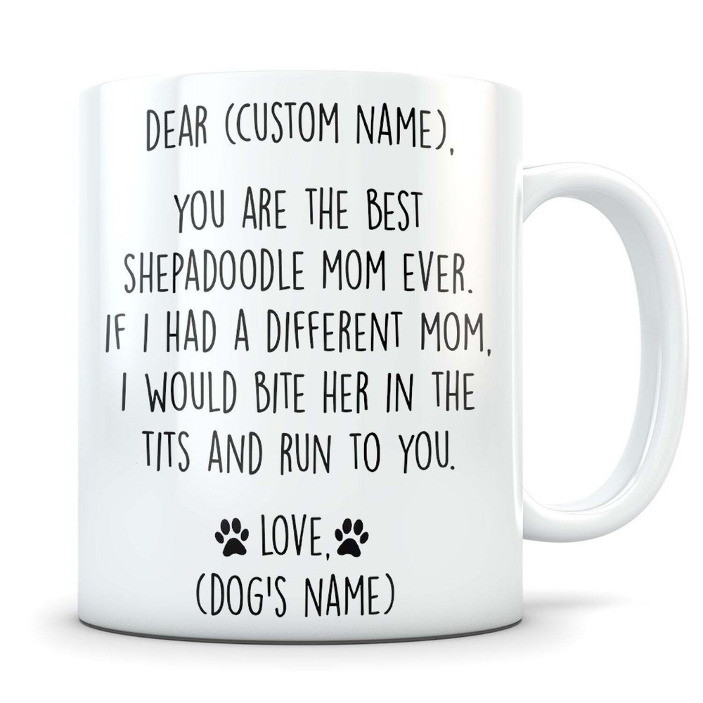 Shepadoodle Gifts For Women Shepadoodle Mom Shepadoodle Gifts Shepadoodle Mug
