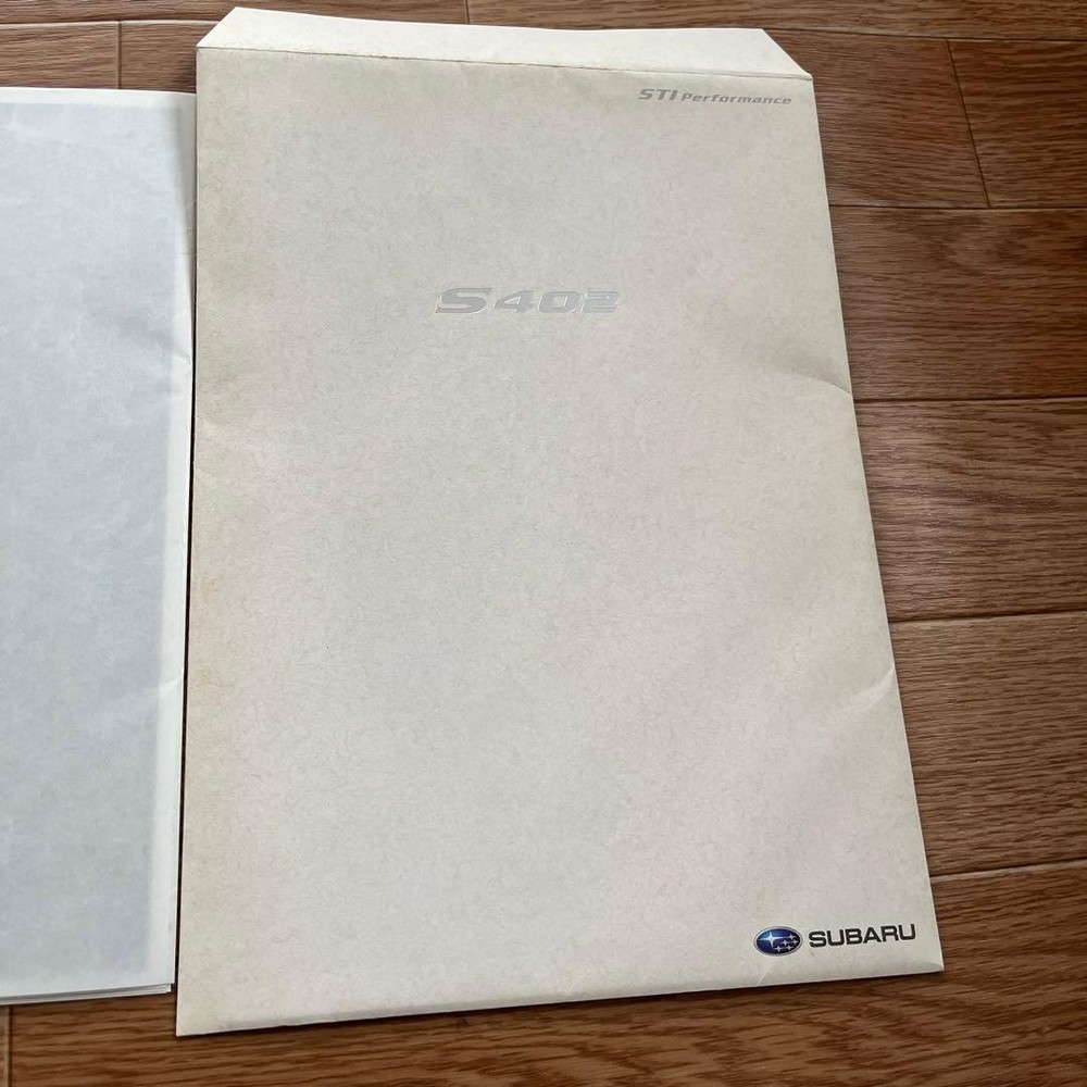 Subaru Legacy S402 Catalog Rare Dealer Only Postcard Style Vintage