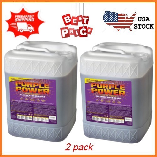 2 pack Purple Power Industrial Strength Cleaner and Degreaser 5 Gallon FREESHIPP
