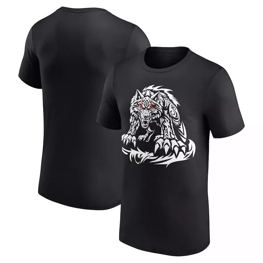 Jacob Fatu T-Shirt - Black WWE Wrestling Adults Size
