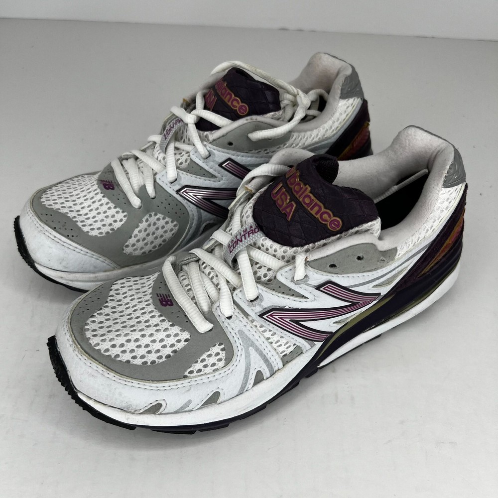 New Balance Womens Rollbar Encap Optimal Control White Size 6 Running Shoes