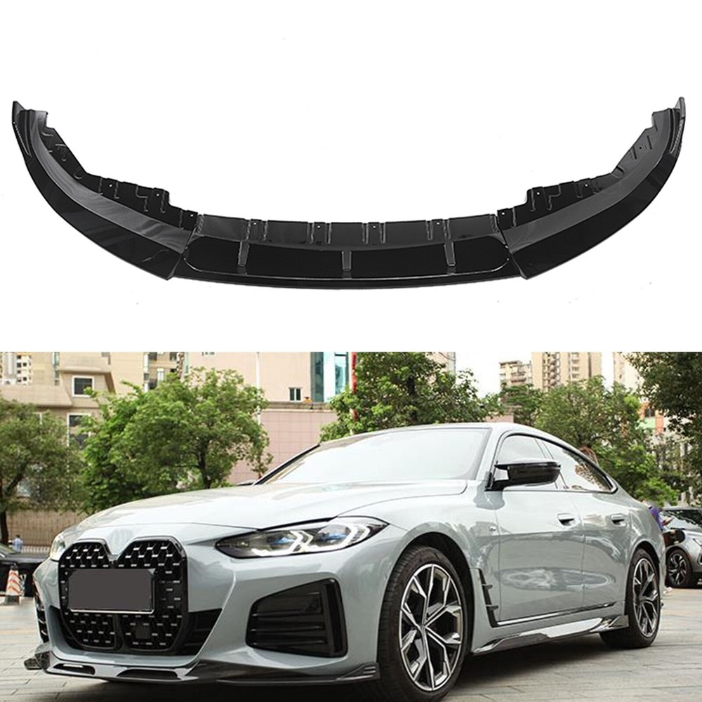 BMW 4 Series G26 Gran Coupe 2021-22 Front Bumper Lip Spoiler Sport Style