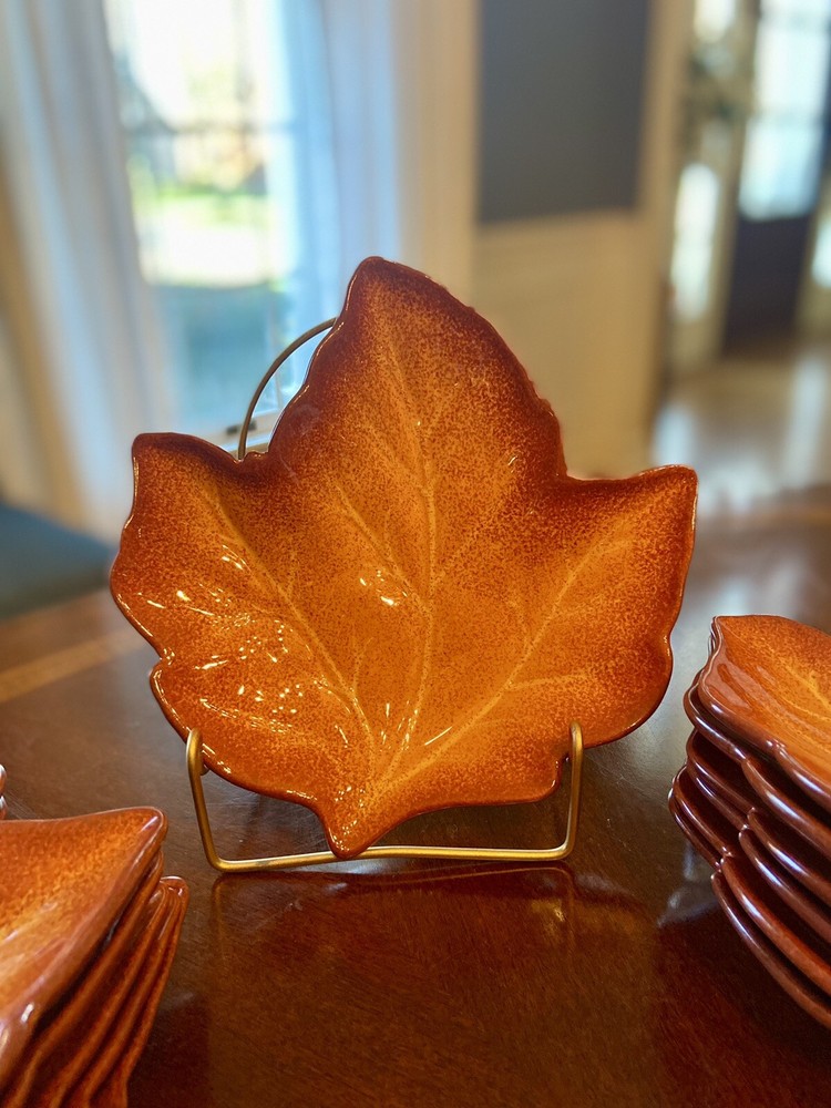 Better Homes And Garden - 12 Maple Leaf Salad Plates