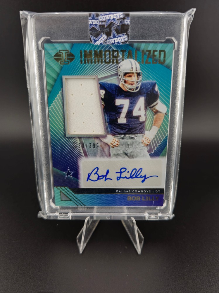 2023 Panini Illusions - Immortalized Jersey Autographs #IJA-BL Bob Lilly /399...