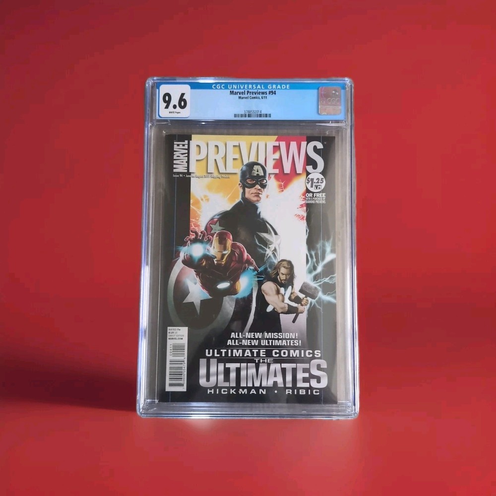 Marvel Previews #94 (2011)  1st app image of Miles Morales Spider-Man CGC 9.6