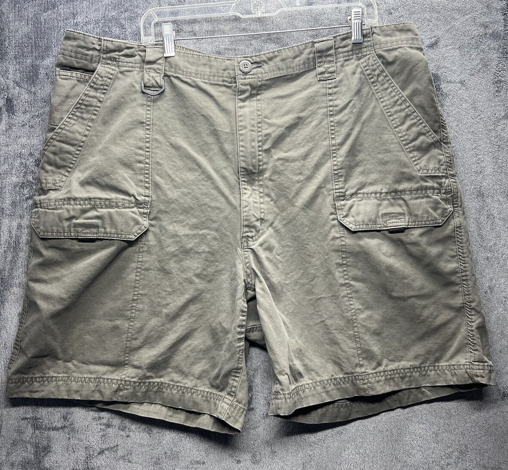 Red Head Hiking Cargo Shorts Mens Size 48 Gray Stretch Waist