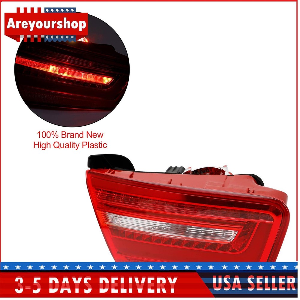 Left Inner Trunk LED Tail Light Lamp For AUDI A6 C7 2012-15