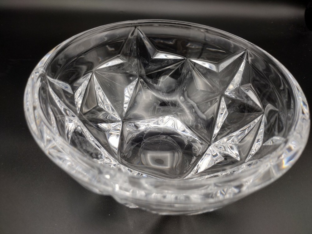 Tiffany & Co. Rock Cut Crystal Thick Heavy 6
