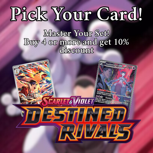 Destined Rivals 2025 Pokémon Singles Choose Common Holo Rare or Ex Card NM