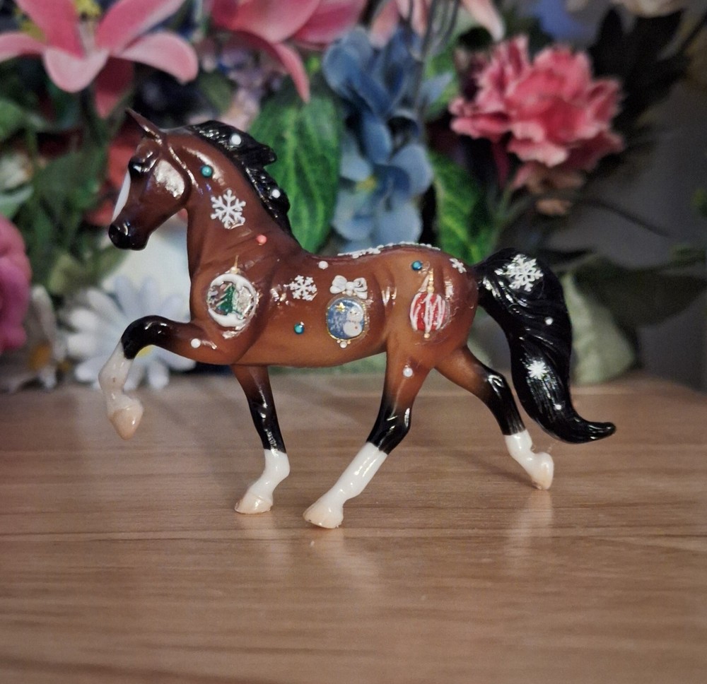 Breyer Custom Stablemate Christmas Ornament Design