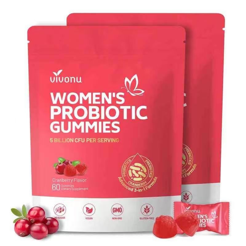 VivoNu Cranberry Probiotic Gummies | Targeting Body Odor, Women's Health, and Bo