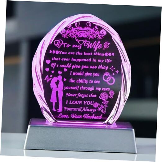 Romantic LED Light Base Gifts for Wife from Husband
