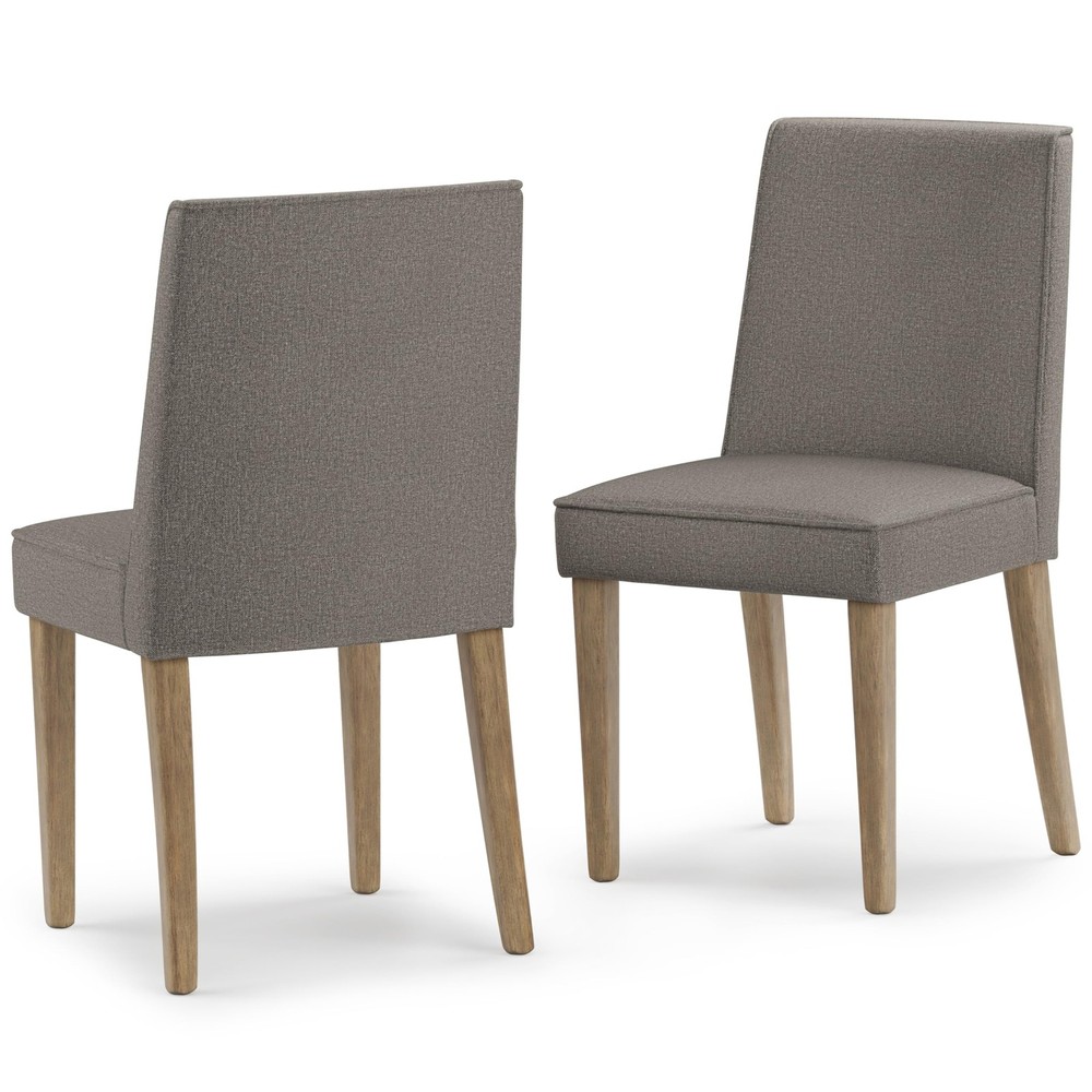 Bartow Upholstered Solid Hardwood Kitchen Chairs with Woven Polyester Seats