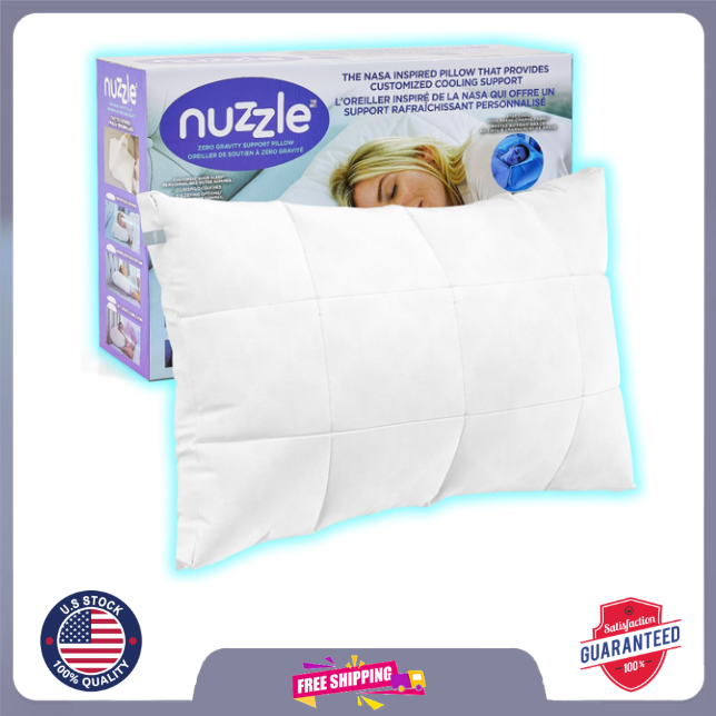 Cooling Adjustable Bed Pillow Standard Size for Side Back Stomach Sleepers