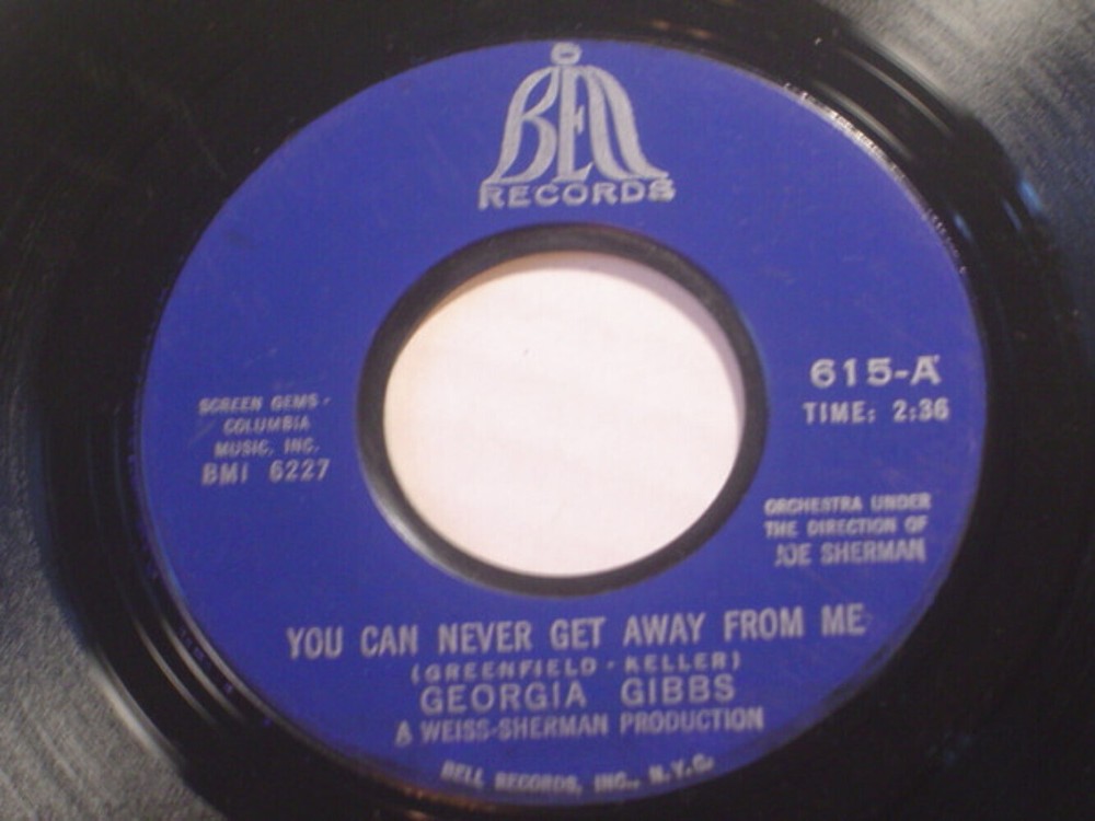 Georgia Gibbs - You Can Never Get Away From Me (7
