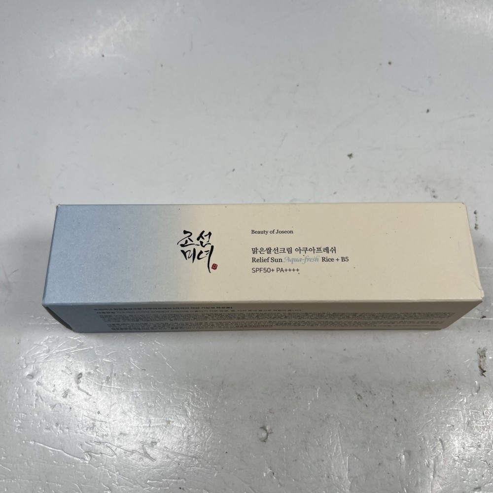 US Seller - Beauty of Joseon Relief Sun Aqua Fresh Rice + B5 SPF50+ PA++++ 50ml Sunscreen for Hydration and Protection