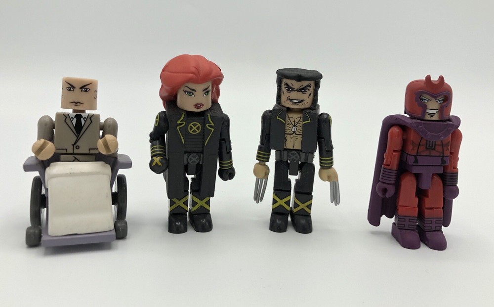 2004 Art Asylum | X-Men MINIMATES Marvel Universe 4 PACK (LOOSE) Wolverine&More