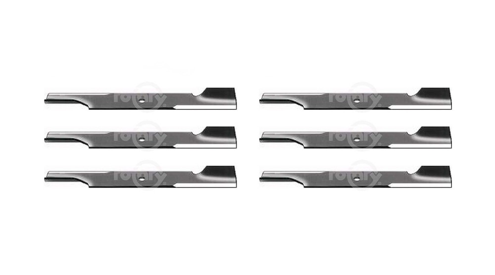 6-Pack Rotary 3434 Lawn Mower Blades Compatible with Husqvarna 539105711