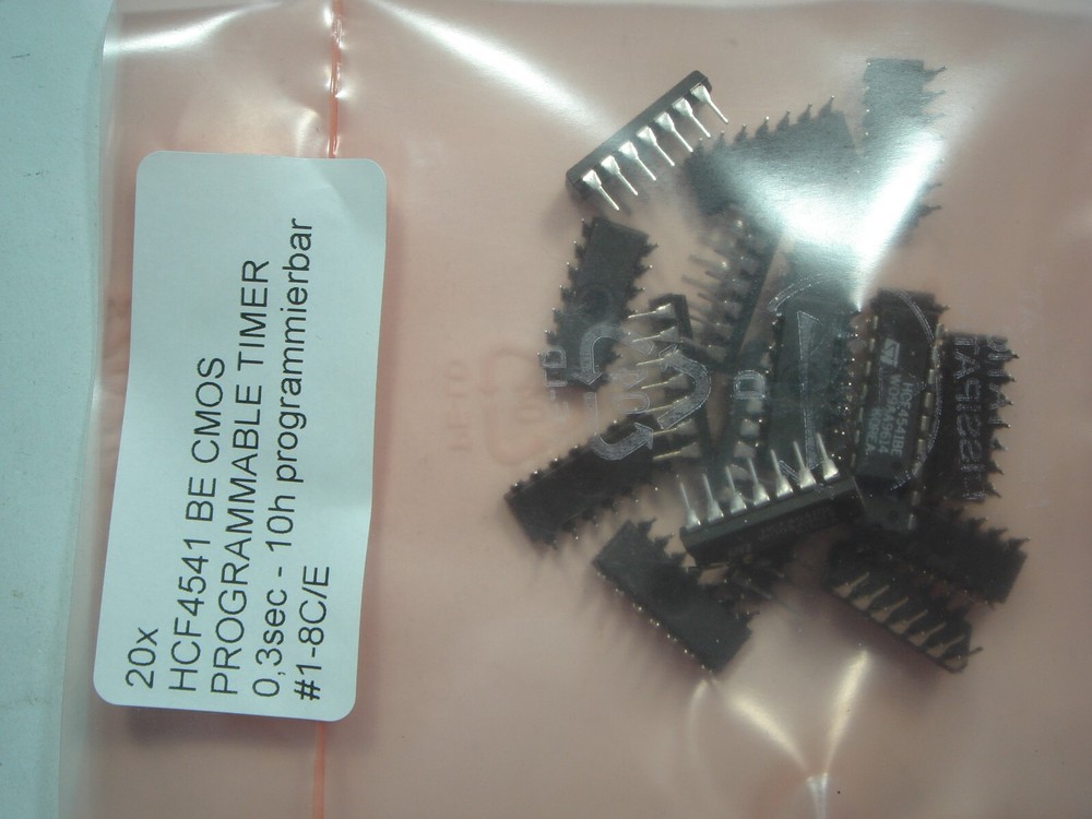 20x HCF4541 BE CMOS PROGRAMMABLE TIMER 0.3sec - 10h Programmable #1-8C/E#5h