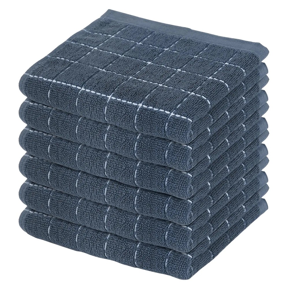 Cotton Terry Cloth Kitchen Towels Thicken Super Absorbent Dishcloth Reusable Rag