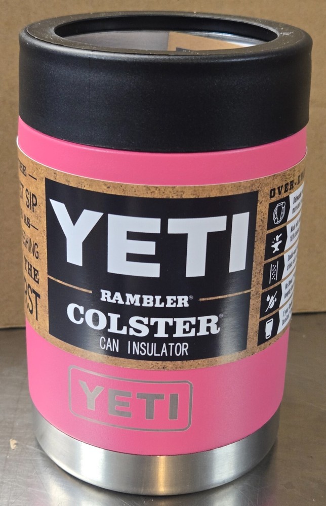 Yeti Rambler Colster Can Insulator 12oz Standard Size Hot Pink #28