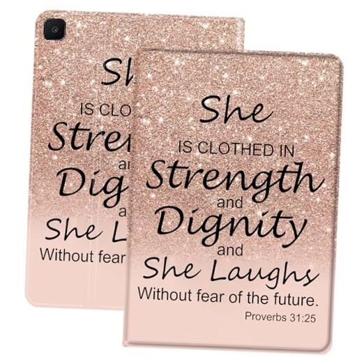 Case for Samsung Galaxy Tab A8 10.5 Inch 2022, Ultra Proverbs 31-25 Bible Verse