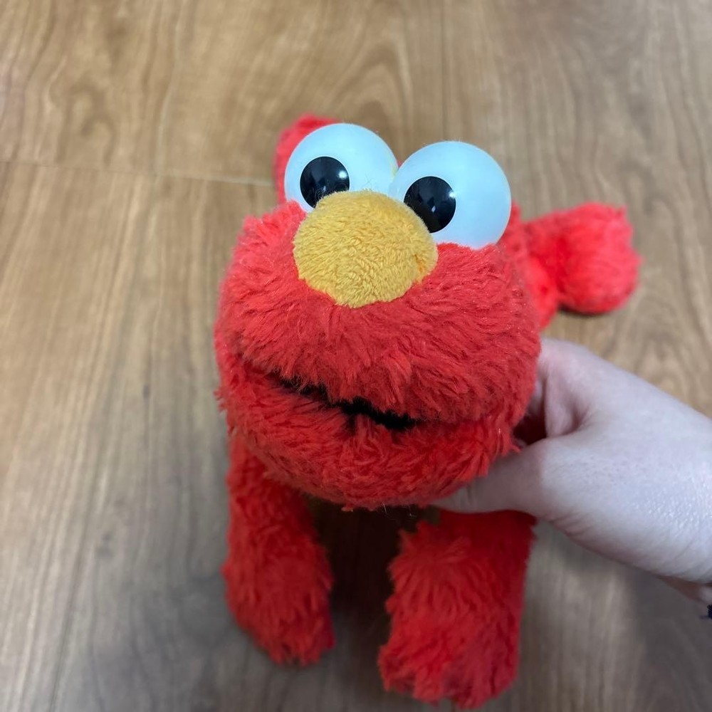Elmo plush pencil case pen case sesame story #ee0b57