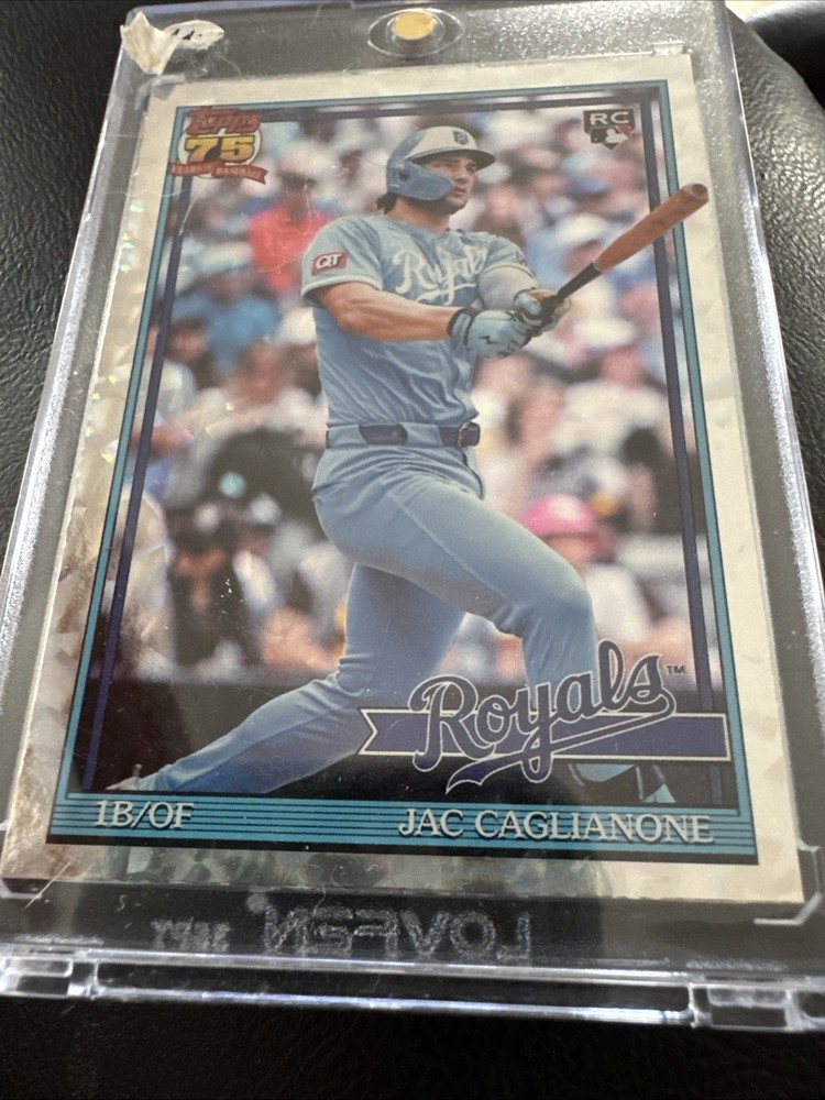 2026 TOPPS SERIES 1 1991 TOPPS JAC CAGLIANONE RC ROYALS #T91-42 Silver Foil Rare