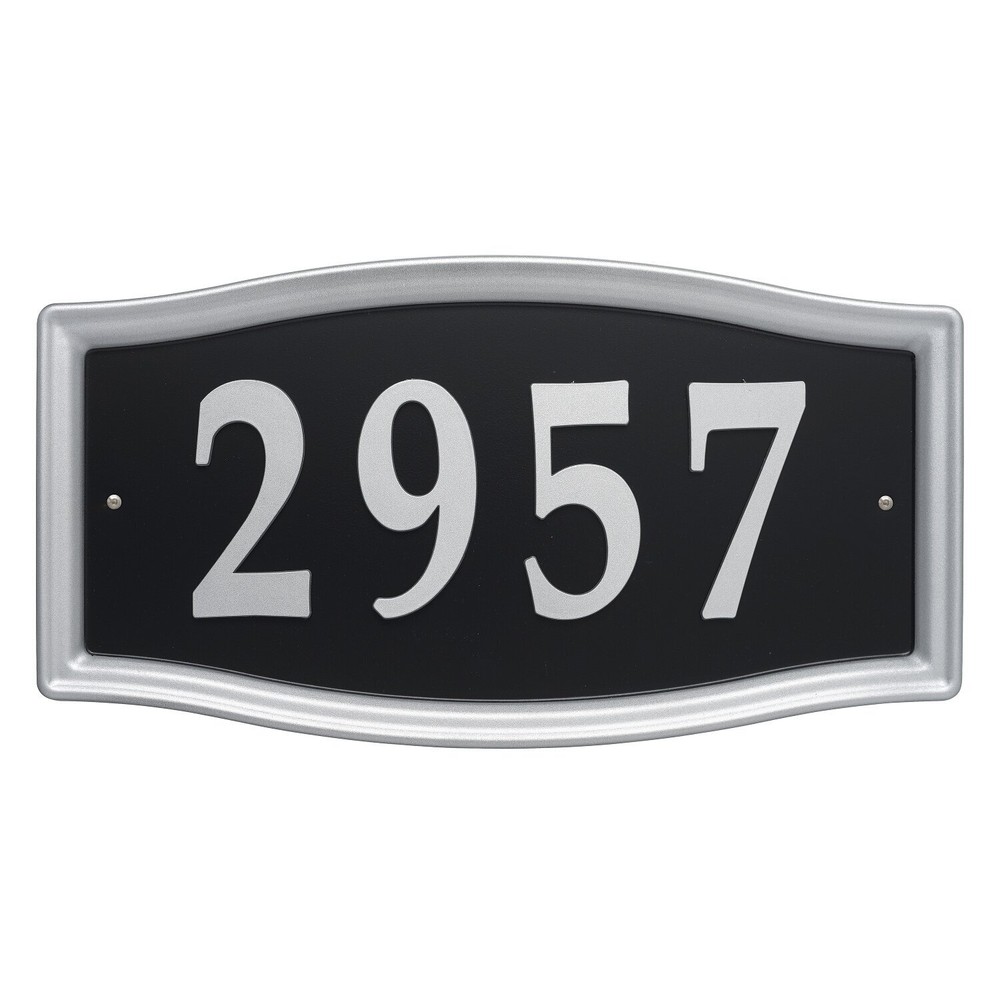 Products 11199 Easy Street Address Plaque-Silver